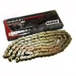 Αλυσίδα χρυσή ενυσχημένη OSAKI 428HX-122L