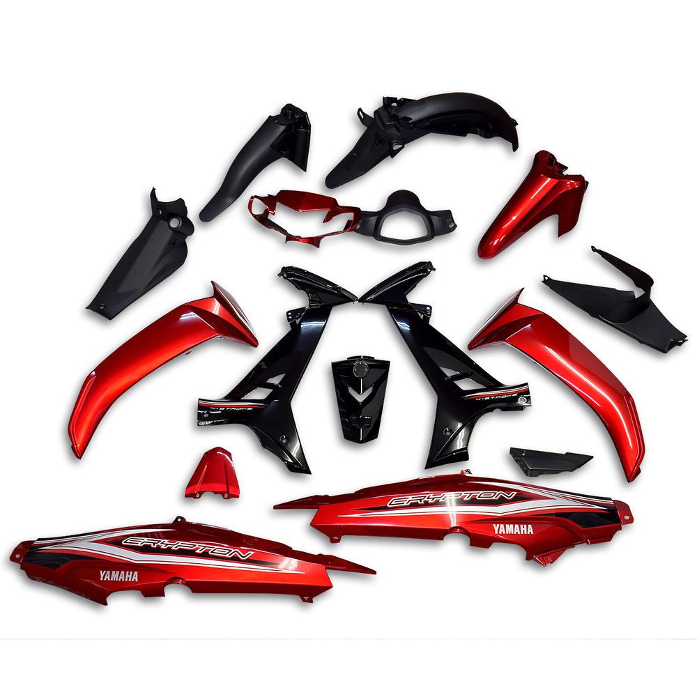 Κουστούμι σετ πλαστικά YAMAHA CRYPTON T 110 κόκκινο