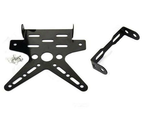 Αναδιπλούμενη Βάση Πινακίδας Μηχανής Μάυρη