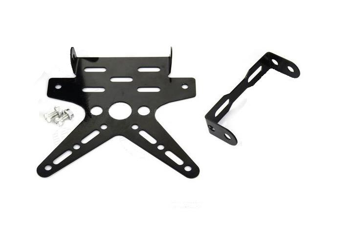 Αναδιπλούμενη Βάση Πινακίδας Μηχανής Μάυρη