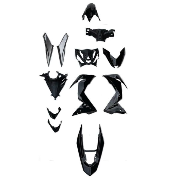 ΚΟΥΣΤΟΥΜΙ ΣΕΤ ΠΛΑΣΤΙΚΩΝ ΜΑΥΡΟ HONDA GTR 150 HLD