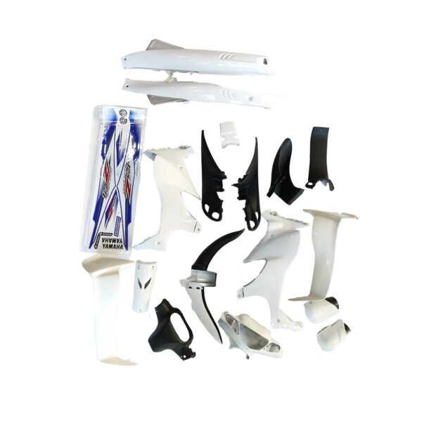 ΚΟΥΣΤΟΥΜΙ ΣΕΤ ΠΛΑΣΤΙΚΑ YAMAHA Z125R ΑΣΠΡΟ HLD