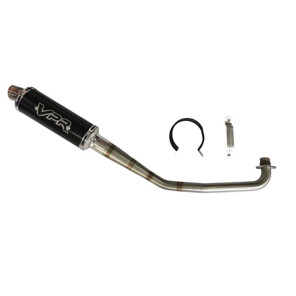 ΕΞΑΤΜΙΣΗ GLX R INOX ROUND 32-50 OPEN BLACK - VPR Performance NEW High Up BLACK HONDA GLX/ASTREA