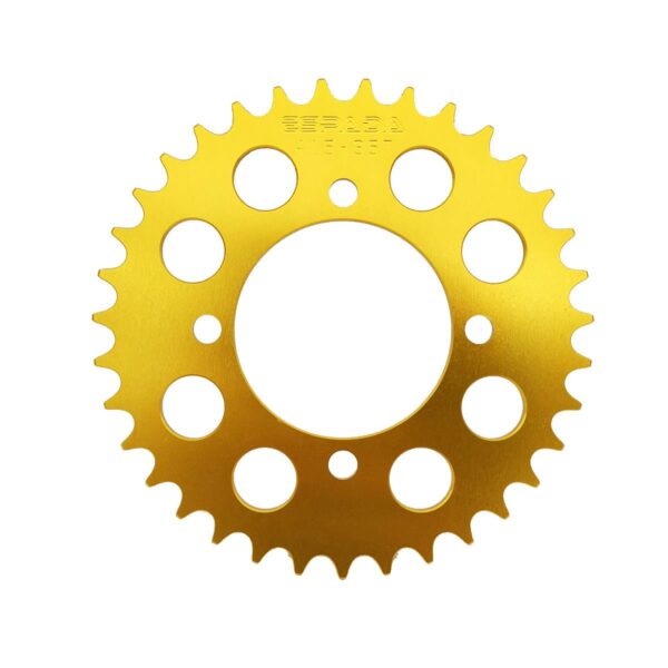 ΓΡΑΝΑΖΙ ΠΙΣΩ ΡΟΔΑΣ ΑΛΟΥΜΙΝΙΟΥ 415 35T YAMAHA CRYPTON X 135 / R 115 / T110 / Z125 ΧΡΥΣΟ ESPADA