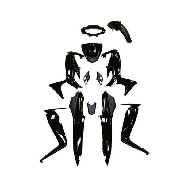 ΚΟΥΣΤΟΥΜΙ ΣΕΤ ΠΛΑΣΤΙΚΩΝ 12 ΤΕΜ MODENAS DINAMIK 125 HLD ΜΑΥΡΟ