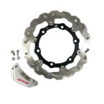 ΔΙΣΚΟΠΛΑΚΑ ΕΜΠΡΟΣ ΜΕ ΑΝΤΑΠΤΟΡΑ HONDA GTR 150 S-SERIES 300mm RCB RACING BOY ΜΑΥΡΗ