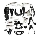 ΚΟΥΣΤΟΥΜΙ ΣΕΤ ΠΛΑΣΤΙΚΩΝ HONDA WAVE 110 ΜΑΥΡΟ ΑΣΗΜΙ