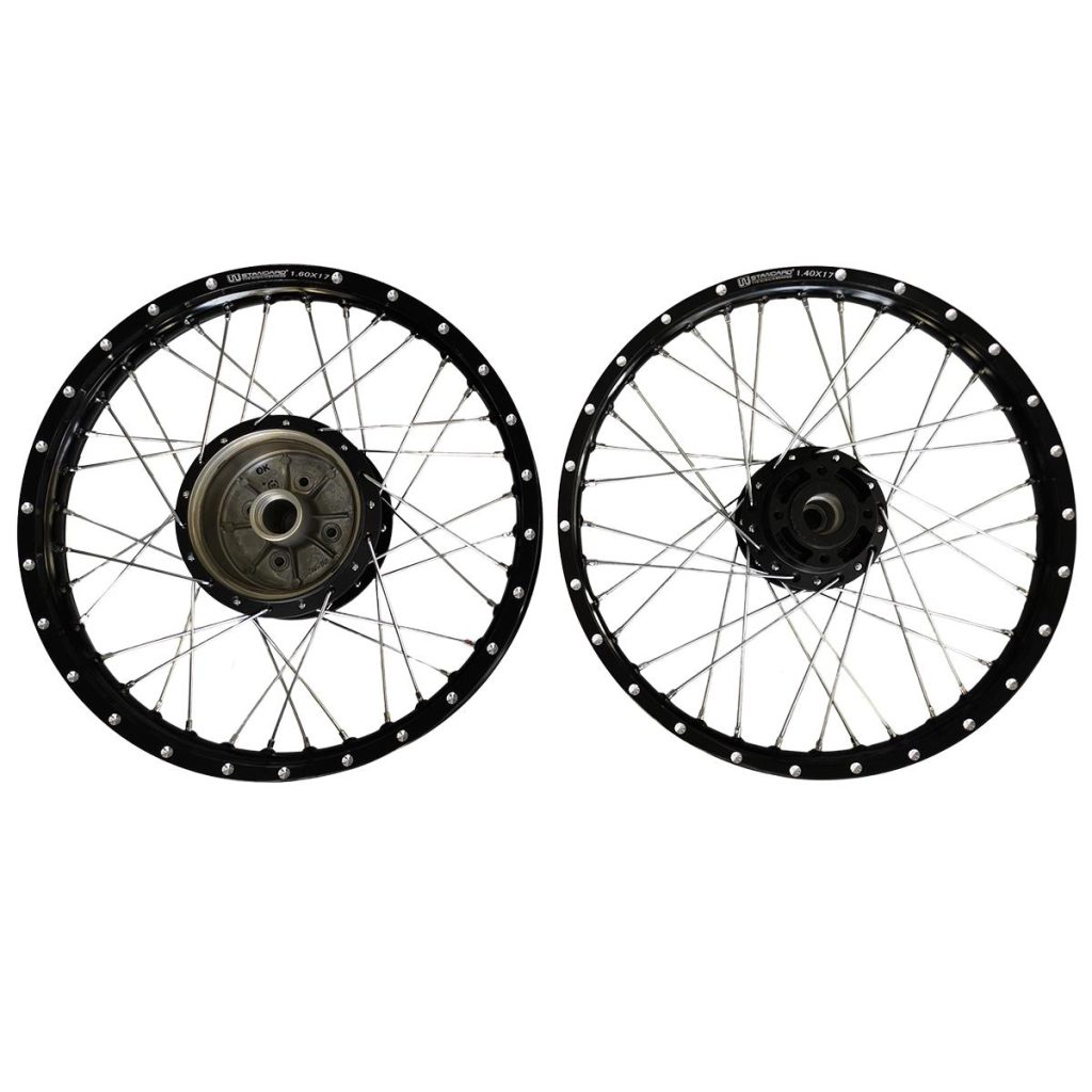 ΖΑΝΤΕΣ ΣΕΤ ΜΑΥΡΟ ΣΤΕΦΑΝΙ ΜΑΥΡΟ ΚΕΝΤΡΟ ΝΙΚΕΛ ΑΚΤΙΝΕΣ ΤΡΥΠΗΤΕΣ YAMAHA CRYPTON X 135 W STANDARD