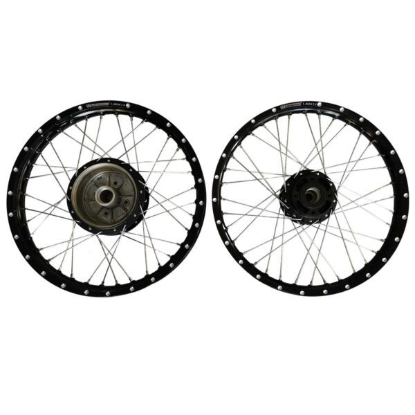 ΖΑΝΤΕΣ ΣΕΤ ΜΑΥΡΟ ΣΤΕΦΑΝΙ ΜΑΥΡΟ ΚΕΝΤΡΟ ΝΙΚΕΛ ΑΚΤΙΝΕΣ ΤΡΥΠΗΤΕΣ YAMAHA CRYPTON X 135 W STANDARD