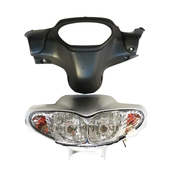 ΚΑΒΟΥΚΙ ΚΟΝΤΕΡ -ΤΙΜΟΝΙΟΥ ΜΑΣΚΑ ΦΑΝΟΥ ΣΕΤ ΜΕ ΦΑΝΑΡΙ YAMAHA CRYPTON R 115 OOH ΑΣΗΜΙ