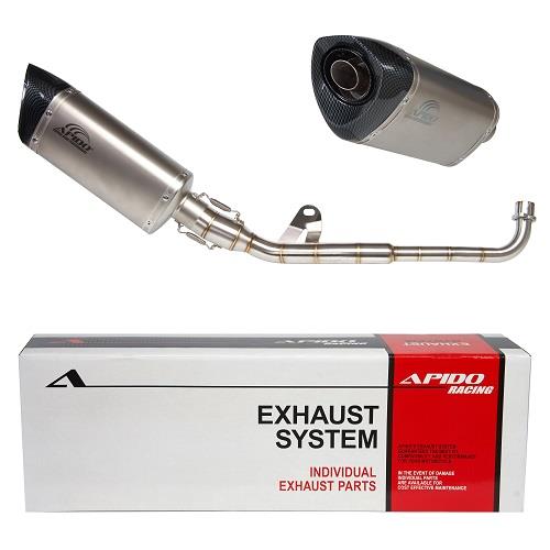 ΕΞΑΤΜΙΣΗ ΜΕ ΑΣΗΜΙ ΚΑΙ ΚΑΡΜΠΟΝ ΤΕΛΙΚΟ HONDA ASTREA/GLX YAMAHA CRYPTON 105/R APIDO