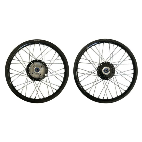 ΤΡΟΧΟΙ ΖΑΝΤΕΣ ΣΕΤ YAMAHA CRYPTON R 115 SOLAR ΜΑΥΡΕΣ