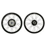 ΤΡΟΧΟΙ ΖΑΝΤΕΣ ΣΕΤ YAMAHA CRYPTON X 135 / T110 / S 115 SOLAR ΜΑΥΡΕΣ