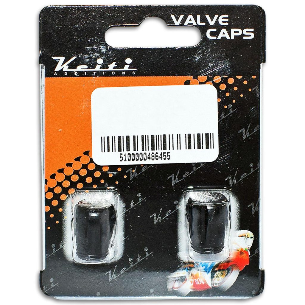 Σετ Τάπες βαλβίδων keiti Μαύρες