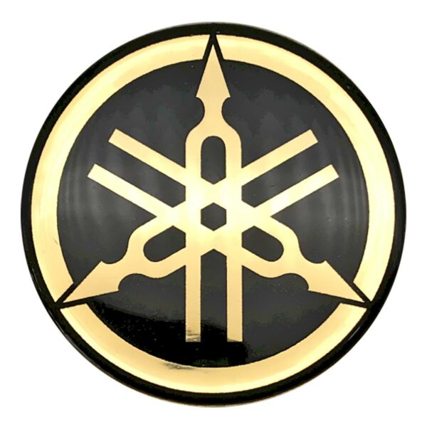 ΑΥΤΟΚΟΛΗΤΟ ΣΗΜΑ YAMAHA ΜΕΓΑΛΟ ΜΑΥΡΟ - ΧΡΥΣΟ