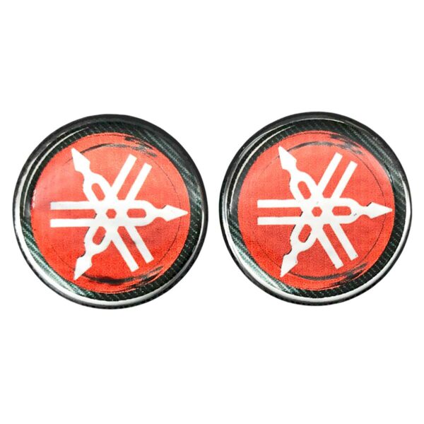 ΑΥΤΟΚΟΛΛΗΤΑ ΖΕΥΓΟΣ Φ3.8 ΣΗΜΑ YAMAHA ΚΟΚΚΙΝΑ