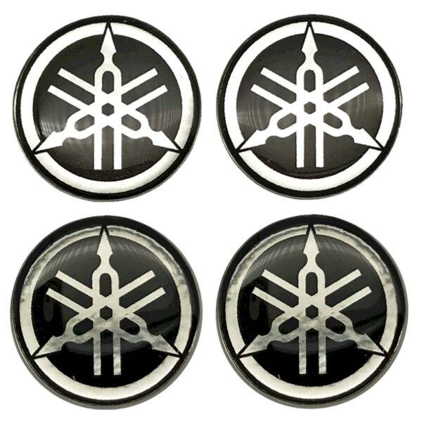 ΑΥΤΟΚΟΛΛΗΤΑ 4ΤΜΧ ΣΗΜΑ YAMAHA ΜΙΚΡΟ ΜΑΥΡΟ - ΑΣΗΜΙ