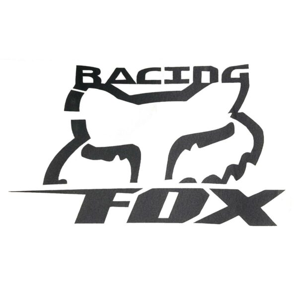 ΑΥΤΟΚΟΛΛΗΤΟ FOX RACING ΜΑΥΡΟ