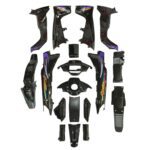 ΚΟΥΣΤΟΥΜΙ YAMAHA CRYPTON 4ST / JYM110 OEM ΜΑΥΡΟ SET