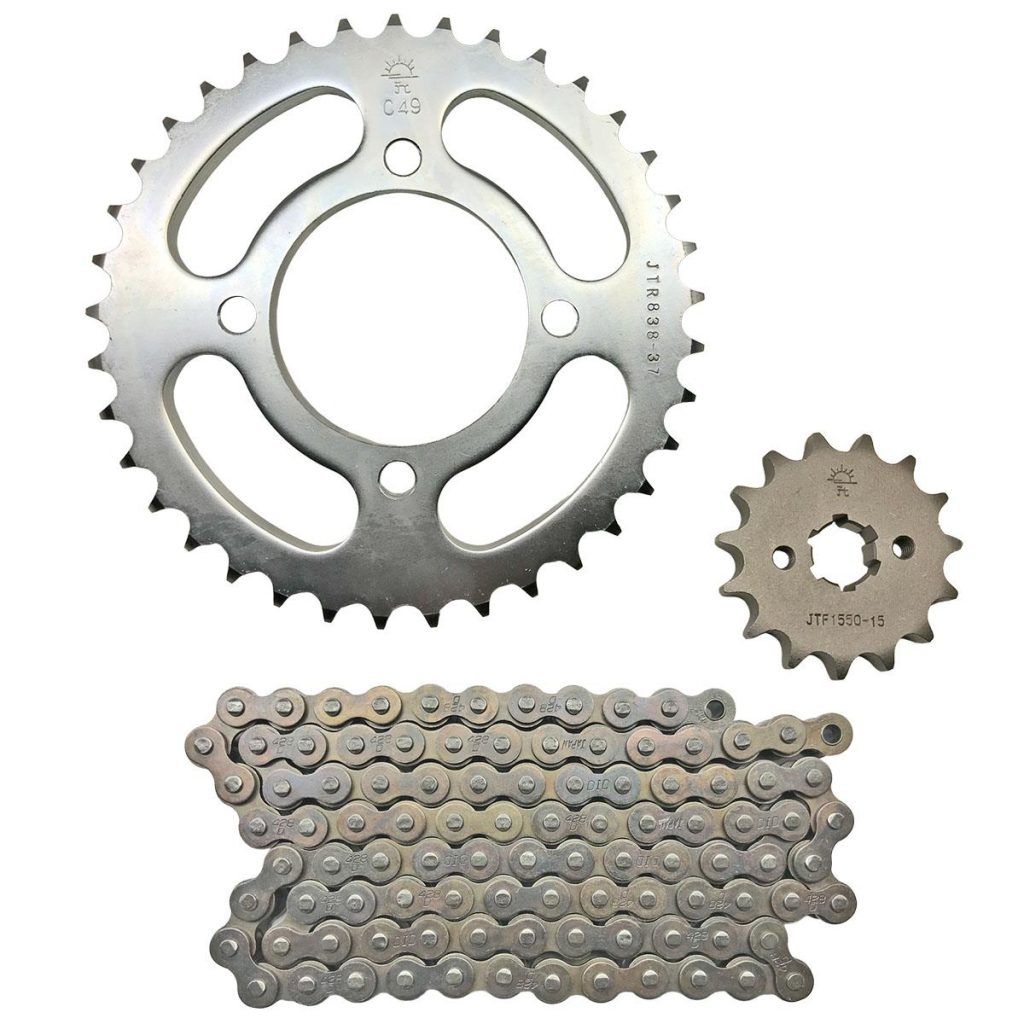 ΑΛΥΣΙΔΟΓΡΑΝΑΖΑ YAMAHA CRYPTON R 105 428D 37Δ 15Δ DID ΜΑΥΡΗ ΑΛΥΣ JT