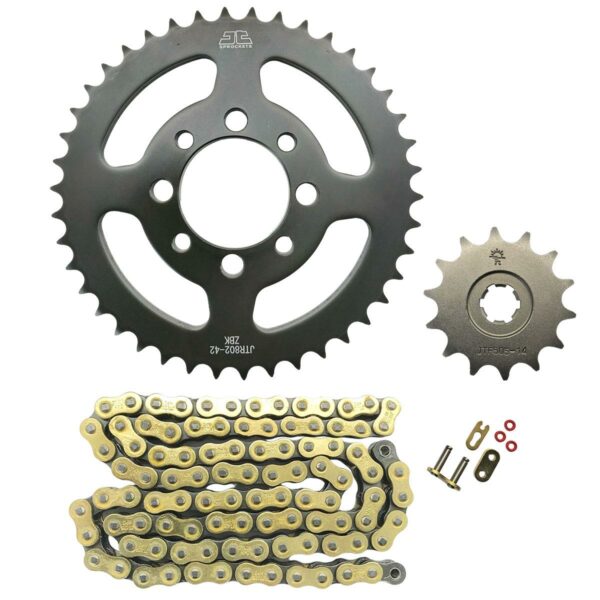 ΑΛΥΣΙΔΟΓΡΑΝΑΖΑ ΣΕΤ KIΝΗΣΗΣ KAWASAKI ZX 130 (14-42-428HPOGB) ΧΡΥΣΗ ΑΛΥΣΙΔΑ JT