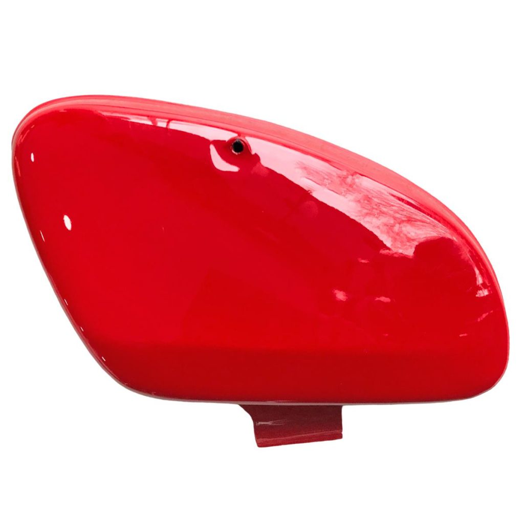 ΚΑΠΑΚΙ ΠΛΑΪΝΟ ΔΕΞΙ ΜΠΑΤΑΡΙΑΣ HONDA C50 12V ΚΟΚΚΙΝΟ