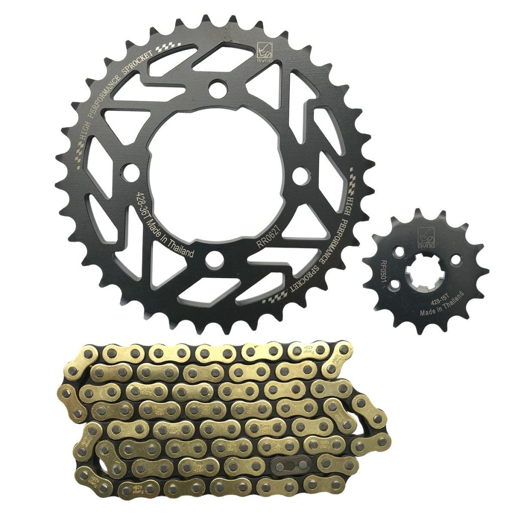 ΑΛΥΣΙΔΟΓΡΑΝΑΖΑ YAMAHA CRYPTON T110 ΧΡΥΣΗ ΕΝΙΣΧ ΑΛΥΣ 428H 36Δ 15Δ RYNO