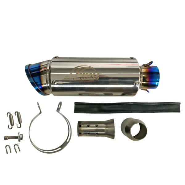 ΤΕΛΙΚΟ ΕΞΑΤΜΙΣΗΣ Φ51-270ΜΜ APIDO (M-5432) ΑΣΗΜΙ / ΜΠΛΕ