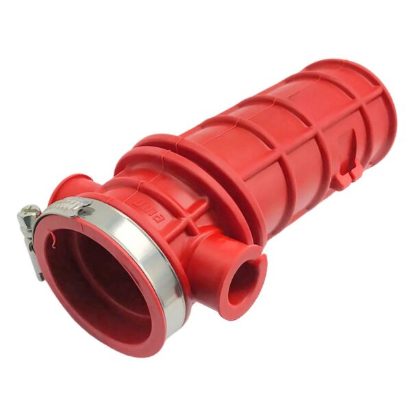 ΛΑΙΜΟΣ ΓΙΑ ΣΩΜΑ ΛΑΣΤΙΧΟ ΜΟΝΟ ΤΟΥ ΦΙΛΤΡΟΥ ΚΟΚΚΙΝΟ 32/34mm YAMAHA CRYPTON X 135 UMA RACING