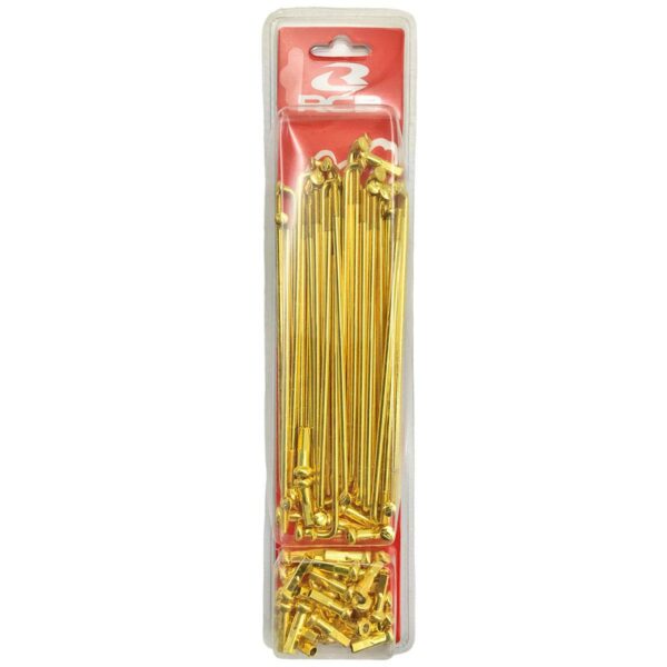 ΑΚΤΙΝΕΣ 9G 150MM ΧΡΥΣΕΣ ΜΕ ΧΡΥΣΑ 24K ΚΑΨΟΥΛΙΑ ΕΝΙΣΧΥΜΕΝΕΣ 3.6MM RCB RACING BOY