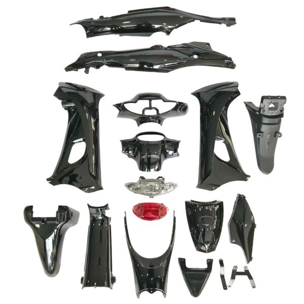 ΚΟΥΣΤΟΥΜΙ ΣΕΤ ΠΛΑΣΤΙΚΩΝ MODENAS KRISS 125 ΚΑΡΜΠ. ΜΑΥΡΟ 17ΤΕΜ