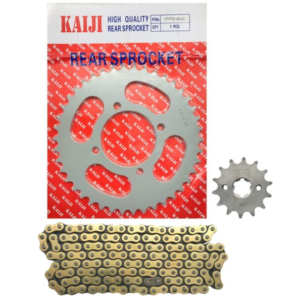 ΑΛΥΣΙΔΟΓΡΑΝΑΖΑ YAMAHA Z 125 ΧΡΥΣΗ ΑΛΥΣΙ. FUEGO 428H 120L 42Δ 14Δ KAIJI