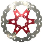 ΔΙΣΚΟΠΛΑΚΑ ΕΜΠΡΟΣ S-SERIES 300MM YAMAHA CRYPTON RCB RACING BOY ΚΟΚΚΙΝΗ