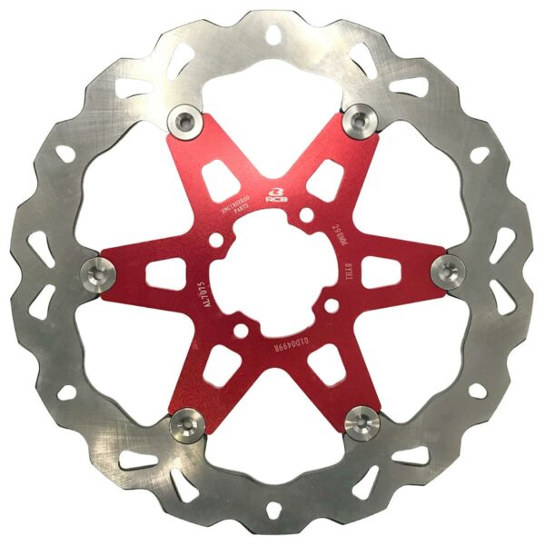 ΔΙΣΚΟΠΛΑΚΑ ΕΜΠΡΟΣ S-SERIES 300MM YAMAHA CRYPTON RCB RACING BOY ΚΟΚΚΙΝΗ