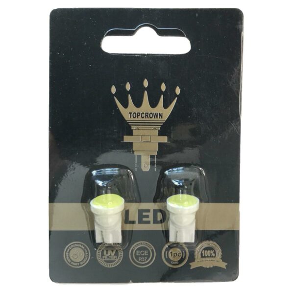 ΛΑΜΠΕΣ LED ΖΕΥΓΑΡΙ ΑΛΚΑΛΥΚΕΣ ΛΕΥΚΕΣ YWL TOPCROWN