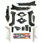 ΚΟΥΣΤΟΥΜΙ ΠΛΑΣΤΙΚΩΝ YAMAHA CRYPTON R 105/F1ZR 16 ΤΕΜ, ΜΑΥΡΟ
