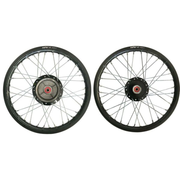 ΤΡΟΧΟΙ ΑΛΟΥΜΙΝΙΟΥ ΖΕΥΓΟΣ HONDA INNOVA 125 / 125INJ HYPER-X ΜΑΥΡΟΙ