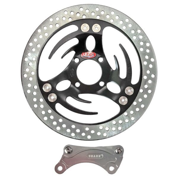 ΔΙΣΚΟΠΛΑΚΑ ΕΜΠΡΟΣΘΙΑ ΜΕ ΑΝΤΑΠΤΟΡΑ HONDA INNOVA 125 DTD RACING ΜΑΥΡΗ