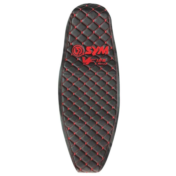 ΚΑΛΥΜΜΑ ΣΕΛΑΣ ΜΑΥΡΟ ΜΠΑΚΛΑΒΩΤΟ ΜΕ ΚΟΚΚΙΝΗ ΡΑΦΗ SYM VF 125