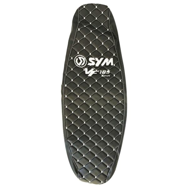 ΚΑΛΥΜΜΑ ΣΕΛΑΣ ΜΑΥΡΟ ΜΠΑΚΛΑΒΩΤΟ ΜΕ ΑΣΠΡΗ ΡΑΦΗ SYM VF 185