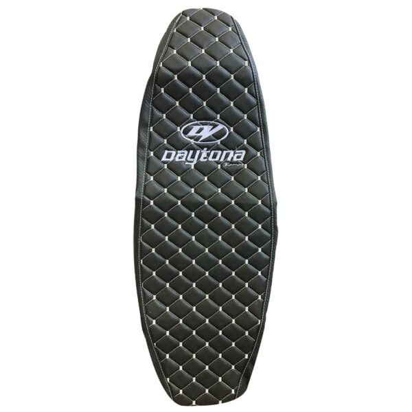 ΚΑΛΥΜΜΑ ΣΕΛΑΣ ΜΑΥΡΟ ΜΠΑΚΛΑΒΩΤΟ ΜΕ ΑΣΠΡΗ ΡΑΦΗ DAYTONA