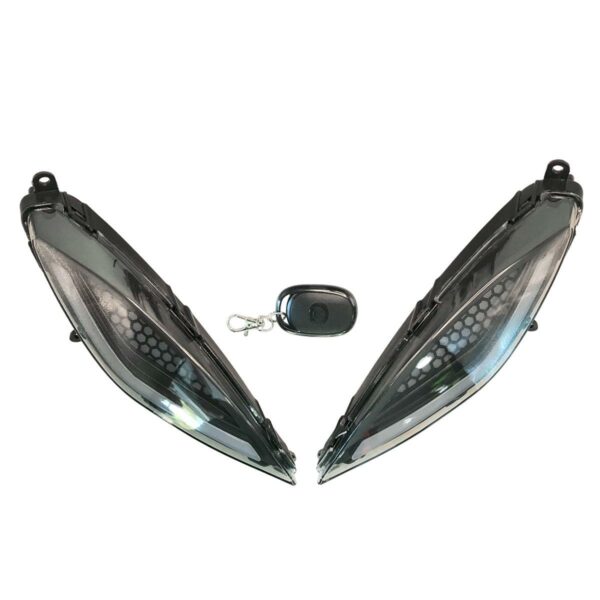 ΦΛΑΣ ΕΜΠΡΟΣ ΖΕΥΓΟΣ LED ΡΥΘΜΙΖΟΜΕΝΟ ΛΕΥΚΟ YAMAHA CRYPTON X 135