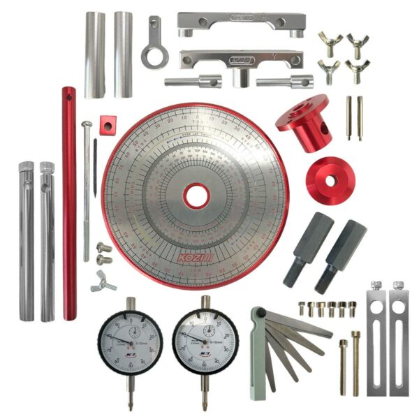 ΡΟΛΟΪ ΕΡΓΑΛΕΙΟ ΧΡΟΝΙΣΜΟΥ ΜΕ ΜΙΚΡΟΜΕΤΡΑ ΚΑΙ ΒΑΣΗ KOZI ΚΟΚΚΙΝΟ