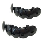 ΒΙΔΕΣ ΧΡΩΜΑΤΙΣΤΕΣ ΠΛΑΤΙΑ ΚΕΦΑΛΗ 6Χ15 SHARK ΜΑΥΡΕΣ