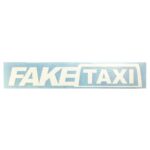 ΑΥΤΟΚΟΛΛΗΤΟ 13EK FAKE TAXI ΛΕΥΚΟ