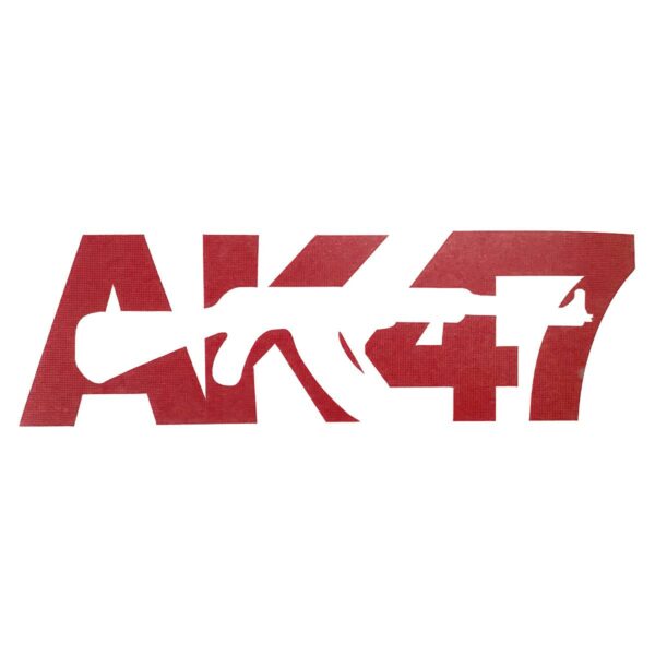 ΑΥΤΟΚΟΛΛΗΤΟ 12.5ΕΚ AK-47 ΟΠΛΟ ΕΝΤΟΣ ΚΟΚΚΙΝΟ