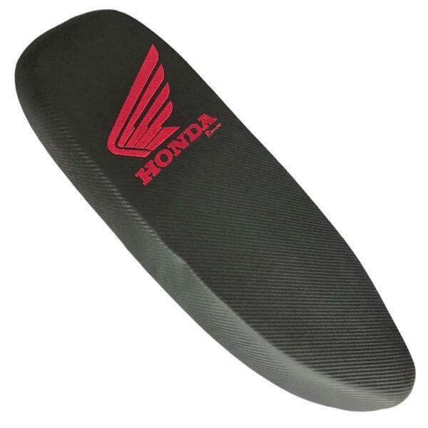 ΣΕΛΑ ΛΕΠΤΗ CARBON ΜΕ ΚΟΚΚΙΝΟ ΛΟΓΟΤΥΠΟ ΡΑΦΤΟ HONDA GLX RACING