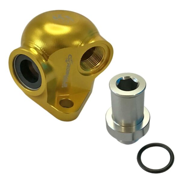 ΘΕΡΜΟΣΤΑΤΗΣ 2 ΣΕ 1 YAMAHA CRYPTON X135 CARDINALS RACING CNC ΧΡΥΣΟ