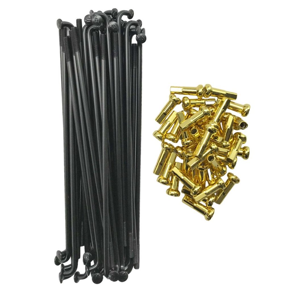 ΑΚΤΙΝΕΣ 9G 172MM ΜΑΥΡΕΣ ΜΕ ΧΡΥΣΑ ΚΑΨΟΥΛΙΑ ΕΝΙΣΧΥΜΕΝΕΣ 3.6ΜΜ RCB (RACING BOY)