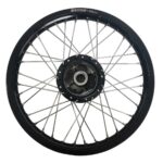 ΤΡΟΧΟΣ ΖΑΝΤΑ ΟΠΙΣΘΙΟΣ ΜΑΥΡΟ ΣΤΕΦΑΝΙ ΜΑΥΡΟ ΚΕΝΤΡΟ ΝΙΚΕΛ ΑΚΤΙΝΕΣ HONDA GLX 50 W-STANDARD